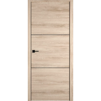 Дверь межкомнатная ВФД Urban 2 Sand Vellum, глухое полотно, кромка, молдинг
